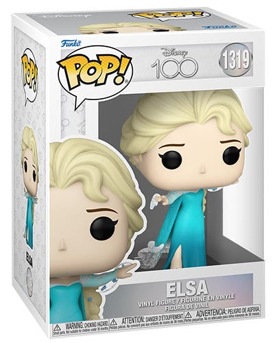 Funko Pop ! Disney 100Th - Elsa (1319) Vinyl Figure Frozen Anniversary Ed. 9Cm