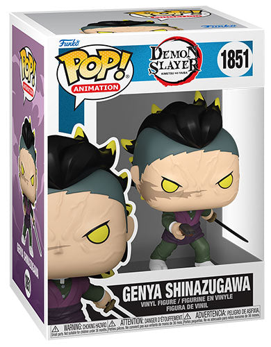 Funko Pop ! Animation Demon Slayer -  (1851) Genya Shinazugawa (Demon Form) 9Cm