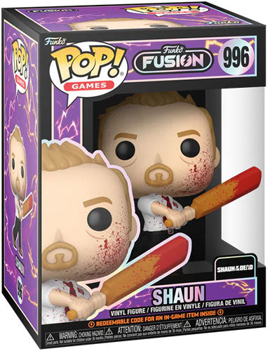 Funko Fusion Pop ! Games - (996) Shaun & Dead Shaun  Vinyl Figure Statuetta 9Cm