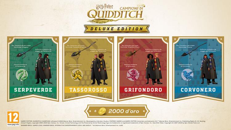 Harry Potter: Campioni Di Quidditch Deluxe Edition Ps4 Gioco Playstation 4 Nuovo