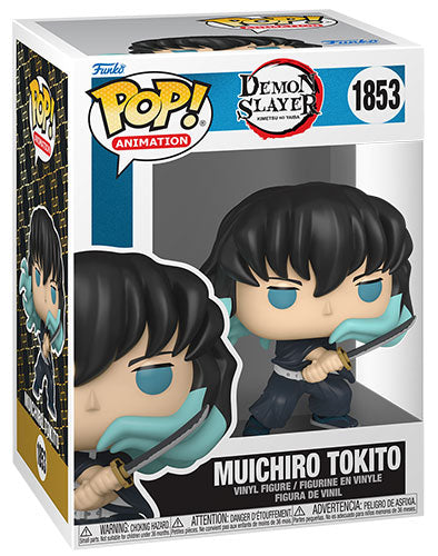 Funko Pop ! Animation Demon Slayer -  (1853) Muichiro Tokito (Attack) Figure 9Cm