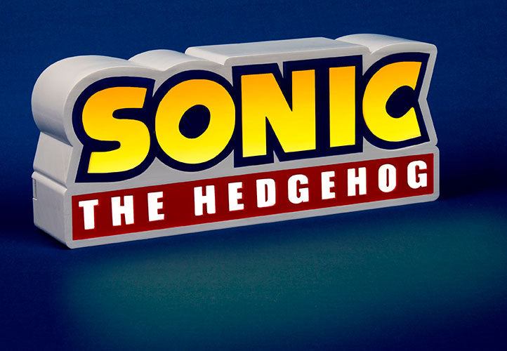 Fizz Lampada Sonic The Hedgehog Logo Light Lampada Notturna Da Tavolo Scrivania