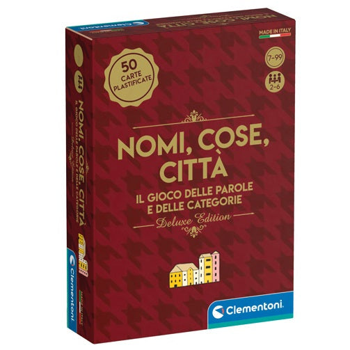 Clementoni Nomi Cose Citta' Deluxe Gioco Societa Da Tavolo Italiano Bambini 7+
