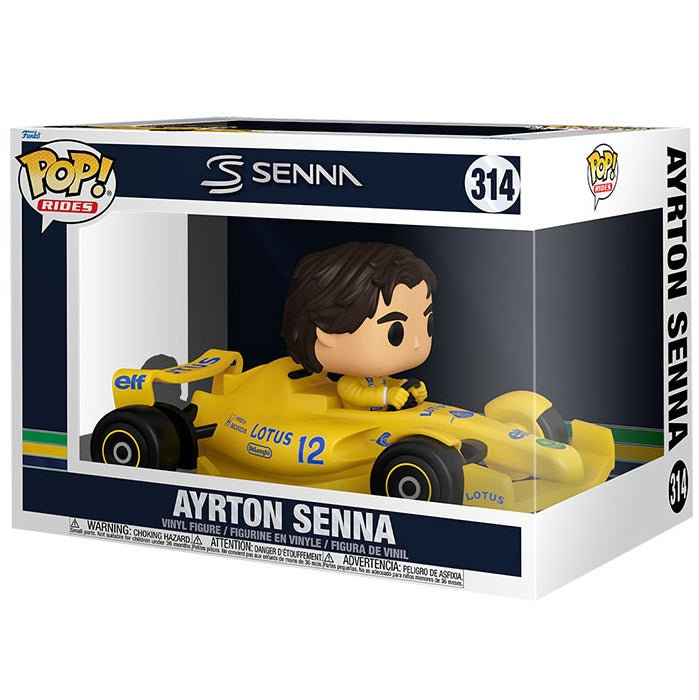 Funko Pop ! Rides Racing F1 - (314) Ayrton Senna Lotus Formula 1 Deluxe 25cm
