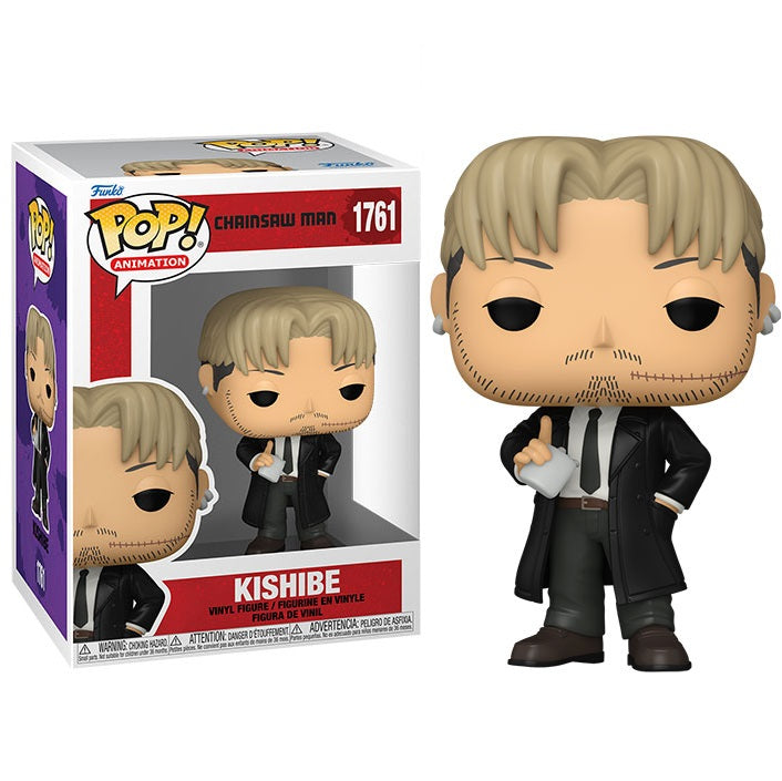 Funko Pop ! Animation Chainsaw Man - (1761) Kishibe Vinyl Figure 9Cm Collezione