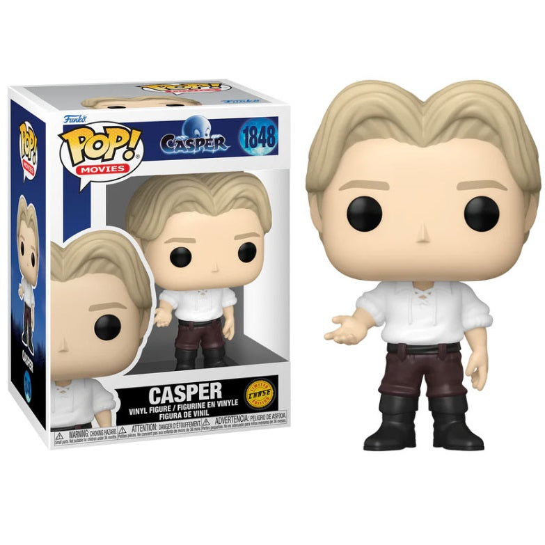 Funko Pop ! Movies Casper 30Th - (1848) Casper (Ghost) Chase Figure 9cm