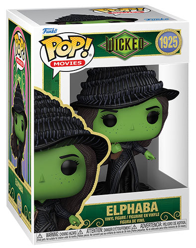Funko Pop ! Movies Wicked 2 - (1925) Elphaba W/ Grimmerie Mago Di Oz 9Cm