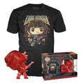 Funko Pop ! & Tee Stranger Things Hunter Eddie W / Guitar Figure 9Cm + T-Shirt