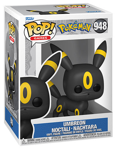 Funko Pop ! Games Pokemon  - (948) Umbreon Vinyl Figure 9Cm Evoluzione Di Evee