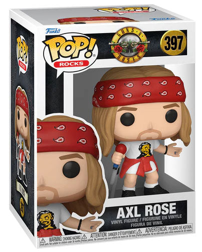 Funko Pop ! Rocks Guns N Roses - (397) Axl Rose 1992 Vinyl Figure Live In Stock!
