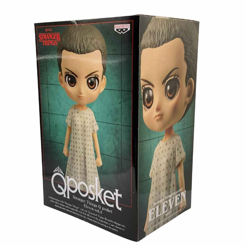 BANPRESTO Q POSKET (STRANGER THINGS) NETFLIX - ELEVEN VOL.4 STATUETTA PVC FIGURE