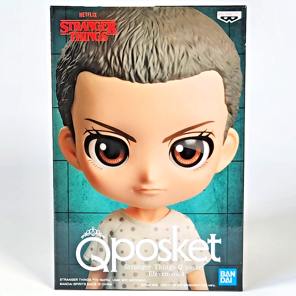 BANPRESTO Q POSKET (STRANGER THINGS) NETFLIX - ELEVEN VOL.4 STATUETTA PVC FIGURE
