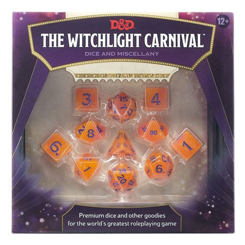 Dungeons & Dragons - The Witchlight Carnival Dice And Miscellany - Rpg Set Dadi