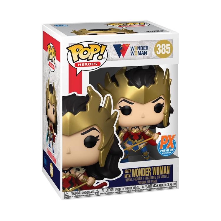 Funko Pop ! Dc Heroes Ww1984 - (385) Wonder Woman Death Metal - Vinyl Figure 9Cm