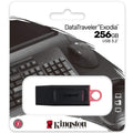 Pendrive Kingston 256Gb Dtx/256Gb Usb 3.2 Exodia Gen1 Chiavetta Memoria Pc Nero