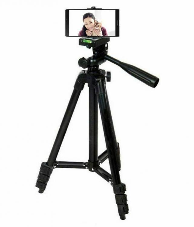 CAVALLETTO TREPPIEDI SMARTPHONE TRIPODE FOTOCAMERA VIDEOCAMERA ALLUMINIO + BORSA