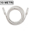 CAVO ETHERNET DI RETE LAN INTERNET RJ45 CAT5 10METRI MODEM ROUTER FILO COMPUTER