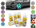 Vernice Removibile Bomboletta Spray 400Ml/Pellicola/Wrapping Cerchi Auto Argento