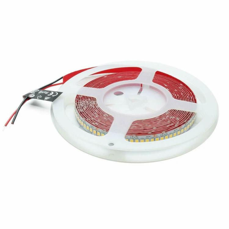 Strip 5M Striscia 600 Led 2835 61W 24V Bobina 5 Mt Biadesiva | Luce Calda 3000K