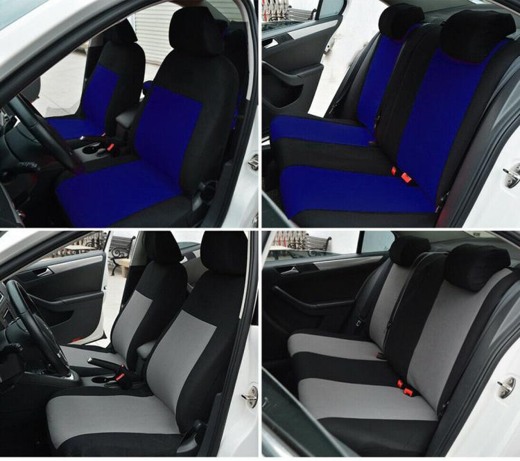 Topdrive | Kit Coprisedili Universali Per Auto Anteriore Posteriore Rosa / Nero