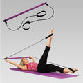 Attrezzo Elastico Long Barra Resistenza Corda Esercizi Braccia Pilates Yoga Rosa