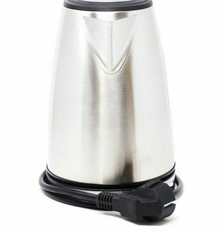 Bollitore Elettrico 2L In Acciaio 1500w Scalda Bevande Latte Per Acqua Tisane Te