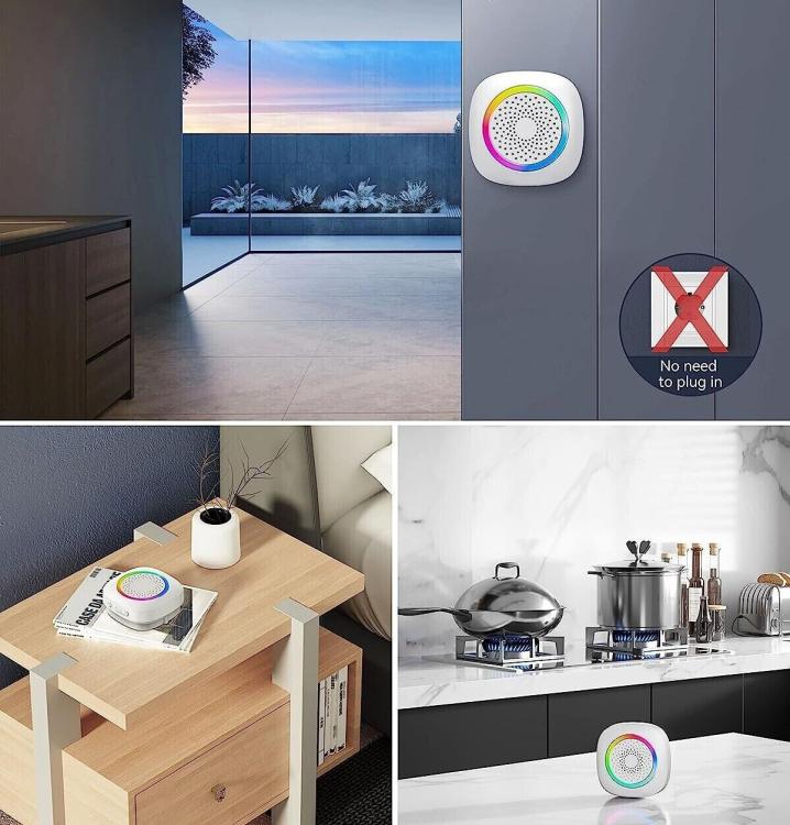 CAMPANELLO SENZA FILI DIGITALE WIRELESS 2 DOPPIO RICEVITORE PORTE CASA UFFICIO