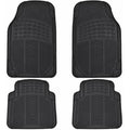 Top Drive Set 4 Tappetini Per Auto Tappeti Universali In Gomma Impermeabili Neri