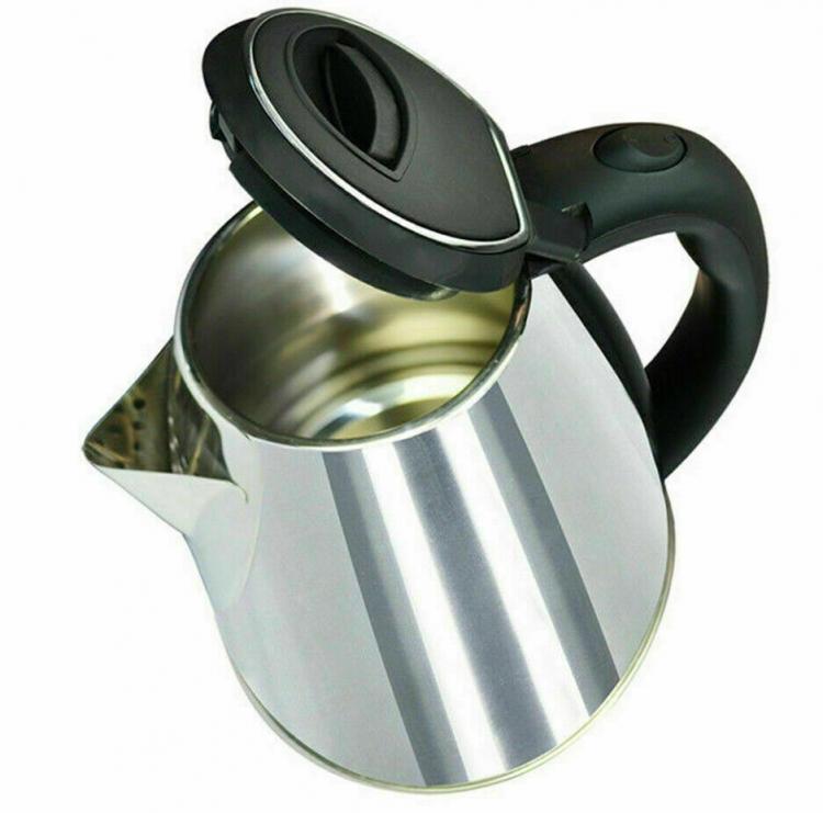 Bollitore Elettrico 2L In Acciaio 1500w Scalda Bevande Latte Per Acqua Tisane Te