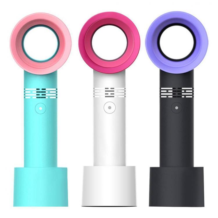Mini Ventilatore Portatile Usb Ricaricabile Senza Pale Ventole Ufficio Casa Auto
