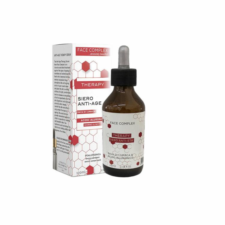 Face Complex Siero Anti-Age Therapy Con Bava Di Lumaca E Acido Ialuronico 100Ml