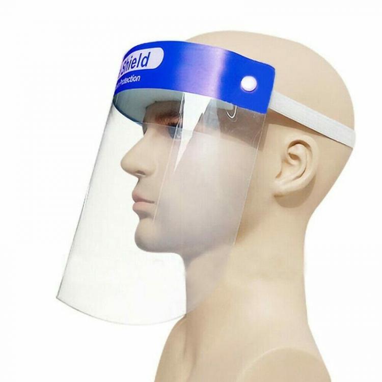 10 Visiera Protettiva Trasparente Integrale Viso Protezione Paraschizzi Da Testa