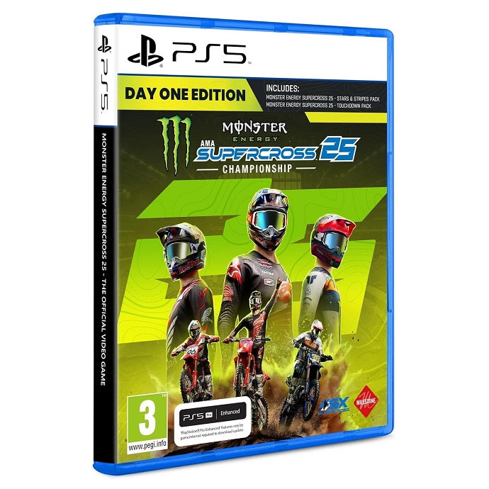 Monster Energy Supercross 25 Day One Edition  Ps5 Gioco Eu Ita Playstation 5