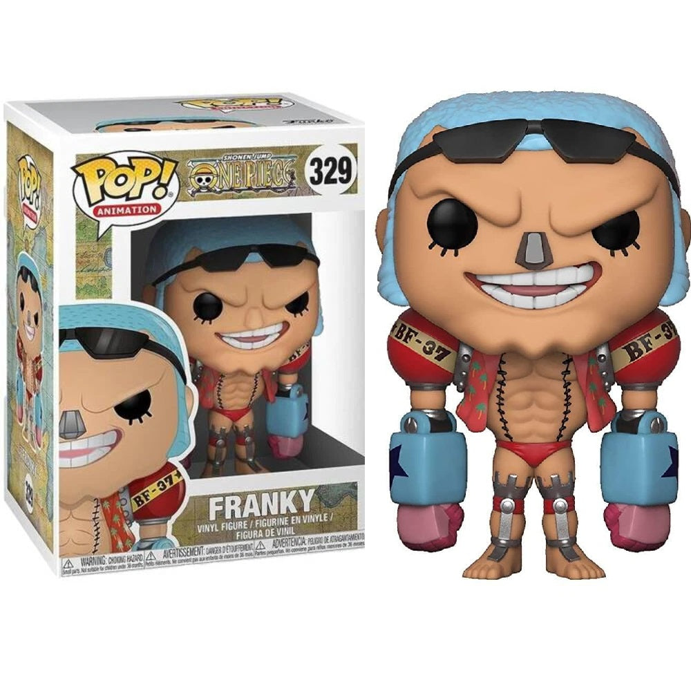 Funko Pop ! Animation - One Piece (329) Franky - Vinyl Figure 9Cm