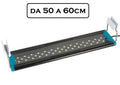 Plafoniera Led Luce Bianca Blu Lampada Per Acquario Barra Da 50 A 60Cm Slim D133