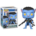 Funko Pop ! Movies Avatar The Way Of Water - (1549) Jake Sully Battle Figure 9Cm