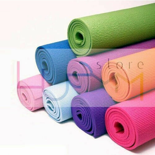 Tappetino Yoga Tappeto Aerobica Fitness Ginnastica Palestra Pilates 6mm Fucsia