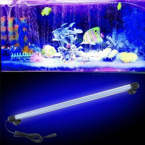 Barra Led Lampada Neon Per Acquario Impermeabile Immersione Luce BLU 40CM