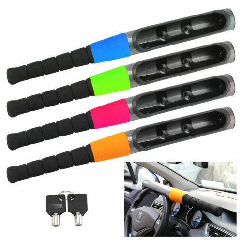 Bloccasterzo Mazza Baseball Difesa Blocca Blindo Sterzo Volante Antifurto Auto