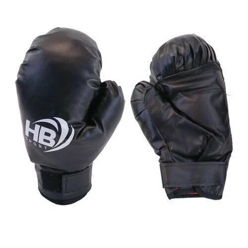Hb Guantoni Da Boxe Coppia Guanti Pugilato Bambini Per Allenamento Sacco Nero