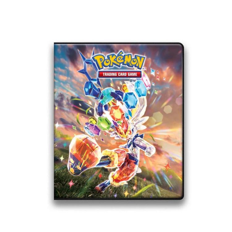 Pokemon Album 4 Tasche Scarlatto E Violetto Stellar Crown 80 Card Portafoglio