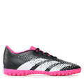 Adidas scarpa da calcetto unisex Predator Accuracy.4 TF GW4647 nero bianco rosa
