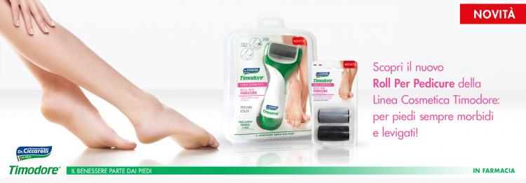 Dr.Ciccarelli Timodore Roll Per Pedicure Rimuovi Calli Duroni Tallone Cura Piedi