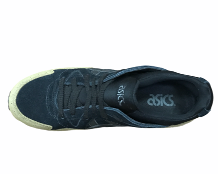 Asics scarpa sneakers da uomo Gel Lyte V HL7B3 9090 nero-verde