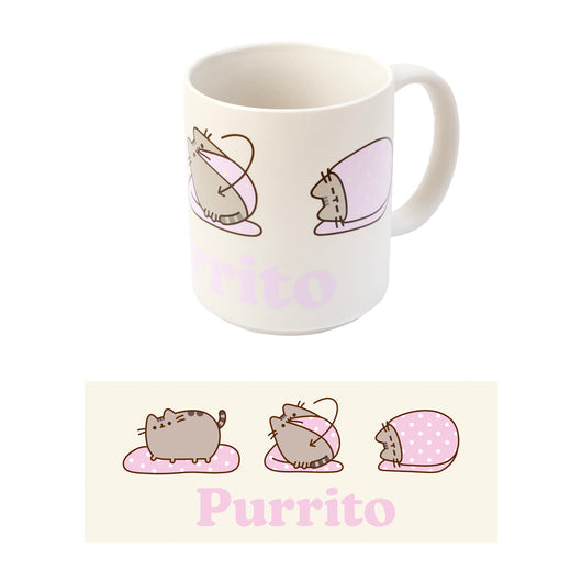 Pusheen - Tazza Purrito Colazione In Ceramica 350Ml Mug Gadget Idea Regalo Gatto