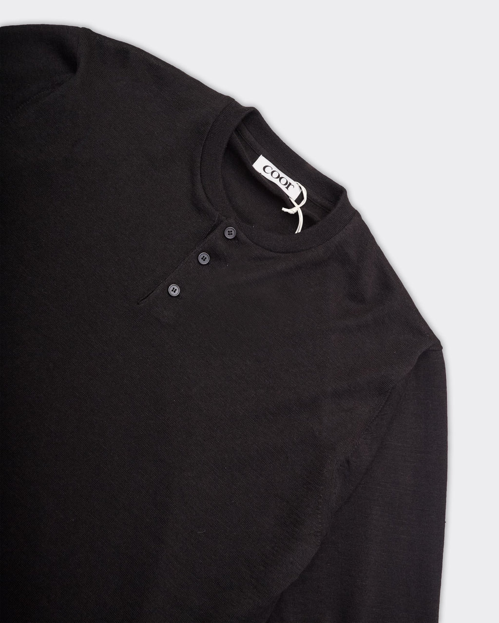 Longsleeve Linen And Wool Nera