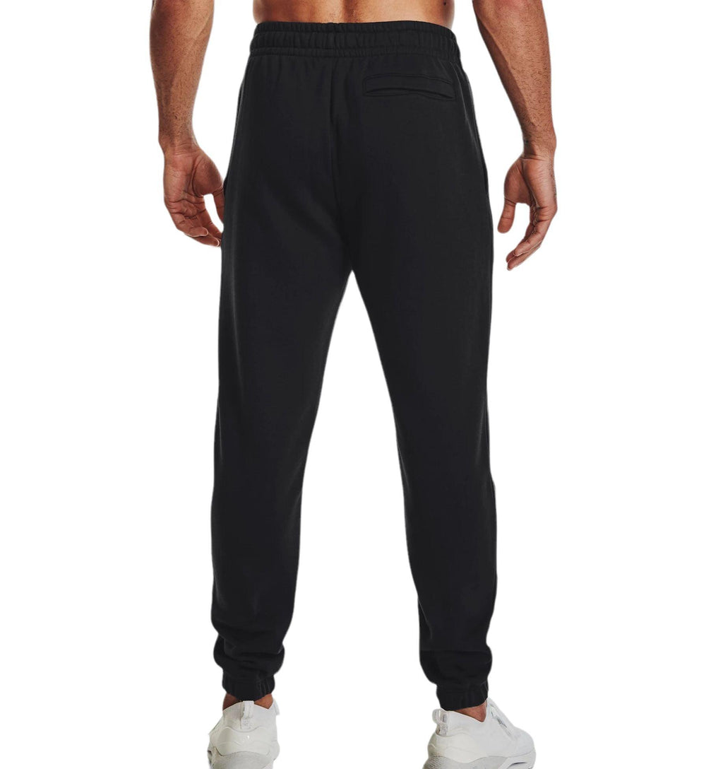 Pantaloni Jogger Essential Fleece Uomo Black/White