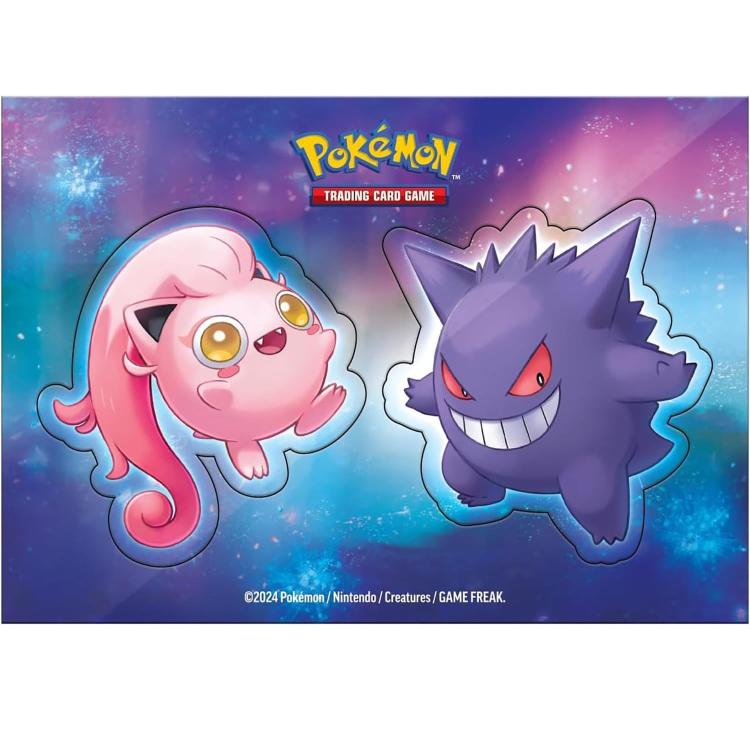 Pokemon Stacking Tin 2024 Tcg Gcc Scatola Impilabile Metallo Gioco Card Viola It