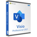 Licenza Digitale Microsoft Visio 2021 Professional 2Pc (Windows) Code Digital
