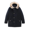 Giacca Arctic Detachable Fur Uomo Melton Blue
